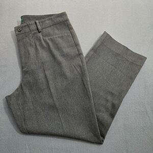 Lauren Ralph Lauren Women 12 Gray Catlin Stretch Dress Pants Straight